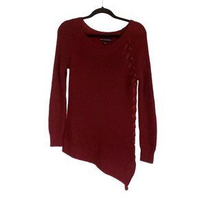 ROCK&REPUBLIC Chunky knit tunic size Small oversized‎ lace up side